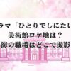 ドラマ「ひとりでしにたい」美術館ロケ地は？鳴海の職場はどこで撮影？