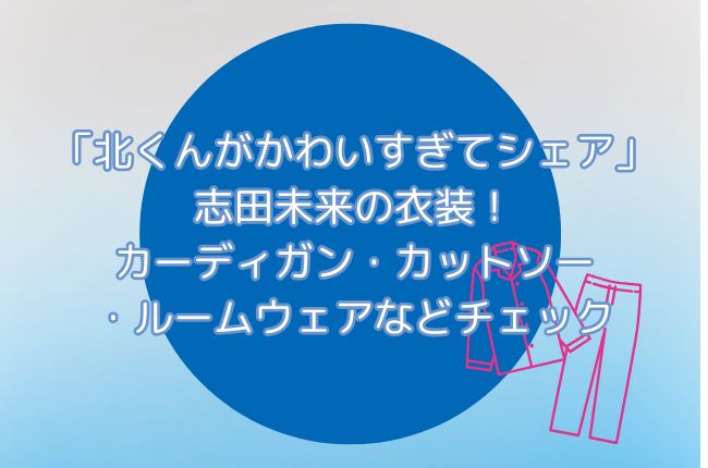 ドラマ「北くんがかわいすぎて3人でシェア」志田未来衣装！カーディガン・カットソー・パジャマなどチェック