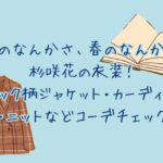 「冬のなんかさ、春のなんかね」杉咲花の衣装！チェック柄ジャケット・カーディガン・ニットなどコーデチェック